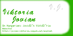 viktoria jovian business card